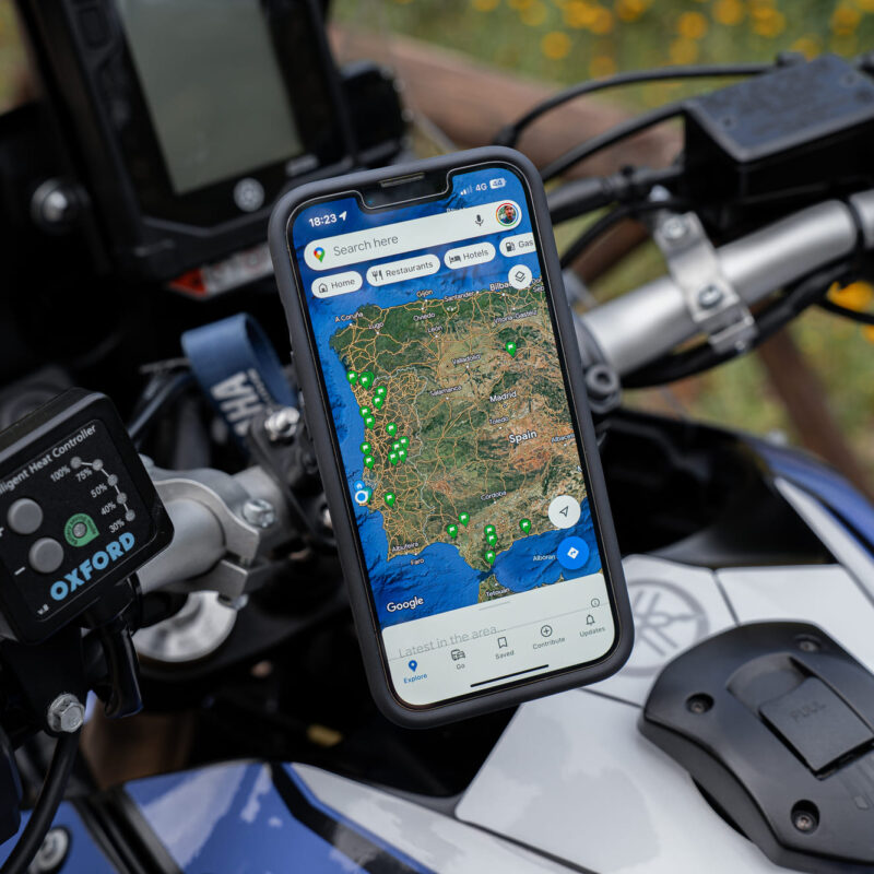 App Google Maps para viajar de moto