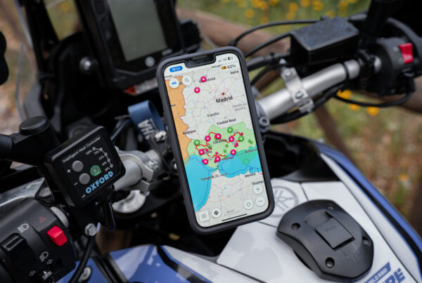 App OsmAnd para viajar de moto