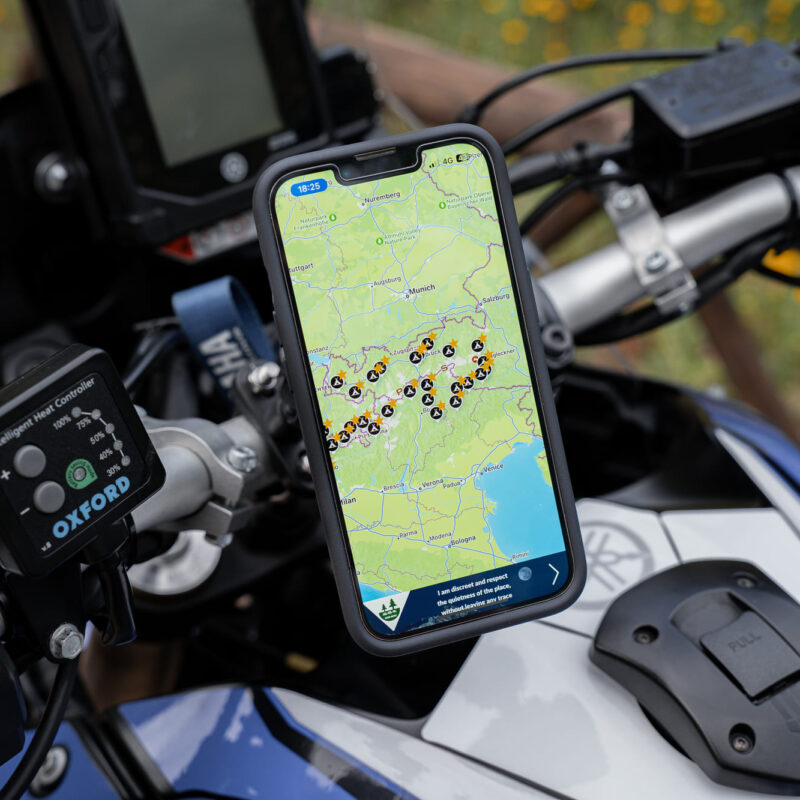 App Park4Night para viajar de moto