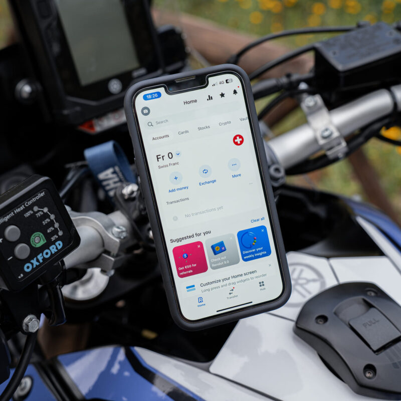 App Revolut para viajar de moto